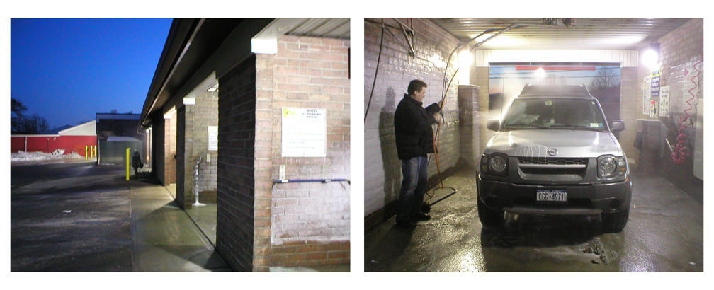 Callum At Car Wash, Panorama