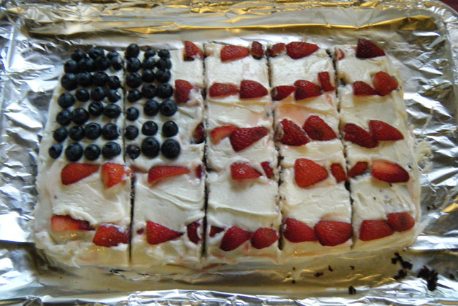 Flag Cake