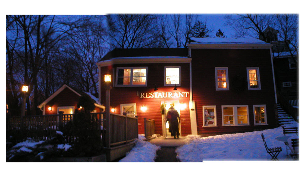 New Paltz Tea Room At Night