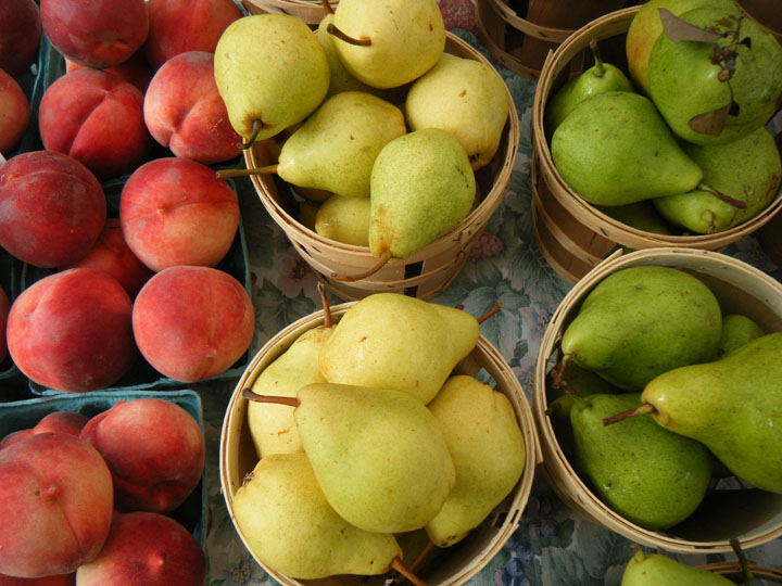 Peaches and Pears