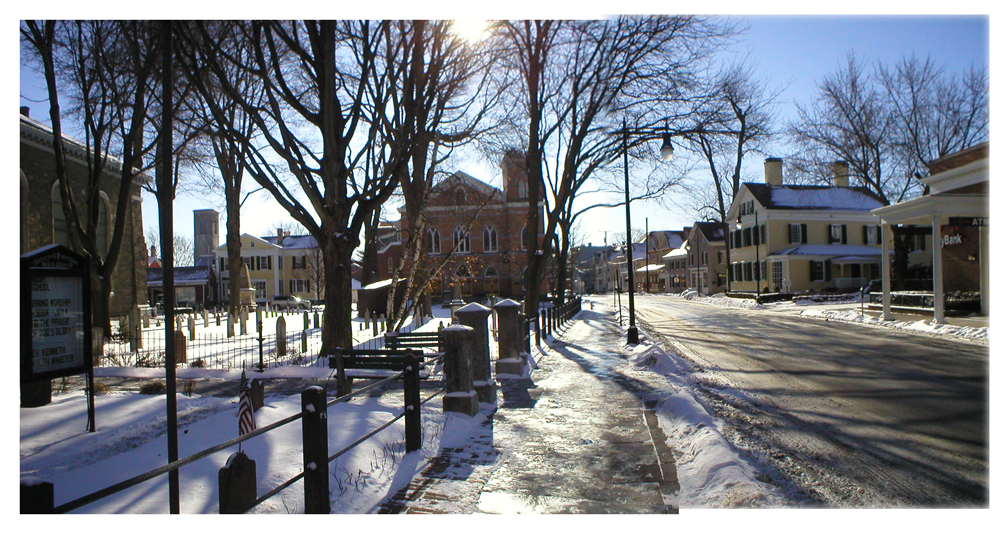 Wall St In Snow Jan 1st 2009